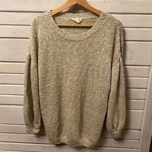 Joyfolie Mia Joy Cream Knit Sweater